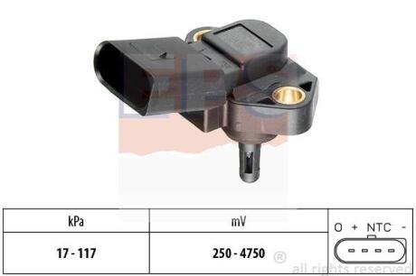 VW датчик тиску, система уприскування VW 1.0/1.8 95-Skoda 1.6 95- EPS 1 993 071