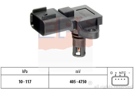 LANDROVER датчик тиску во впускному колекторі Range Rover 4,2 -12, FORD C-Max, Focus EPS 1 993 097