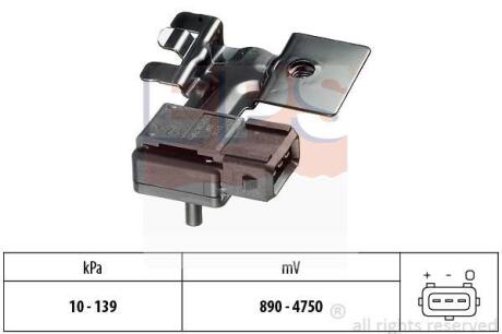 VOLVO Датчик тиску у впускному трубопроводі S60 I (384) 2.4 00-10, V70 II (285) 2.4 00-07 EPS 1 993 108
