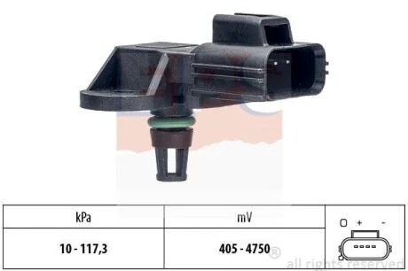 Датчик тиску повітря MAZDA 3,6 02- EPS 1 993 151