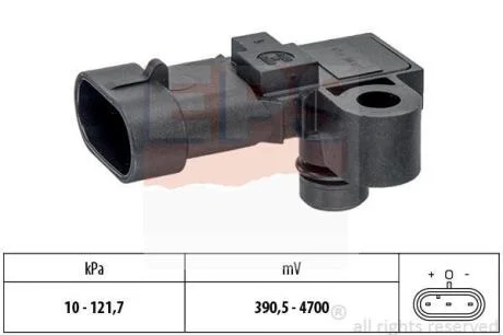 Датчик тиску повітря в впускному коллекторі Opel Astra/Zafira Chevrolet Cruze 1.6, 1.8 EPS 1 993 196