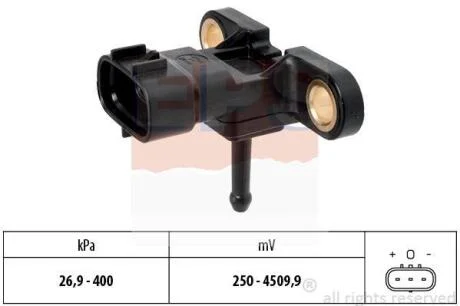 Датчик тиску повітря в впускному коллекторі Mazda 3/6/cx-7 06- EPS 1 993 198