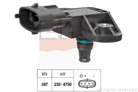 JEEP Датчик тиску повітря GRAND CHEROKEE IV 3.0 11- EPS 1 993 378