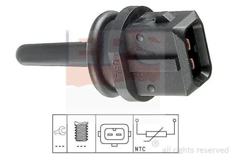 Датчик температури впуску повітря Fiat 1.9TD-2.4JTDHonda 1.6 Opel 2.0i-3.0V6 Saab 3.0-24 V6 Seat, VW 2.0i EPS 1 994 003