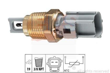 FORD Датчик температуры впуск.воздуха Transit 2,4-2,5 -06. Focus 1,8TDCi -04,Mazda 626 EPS 1 994 004