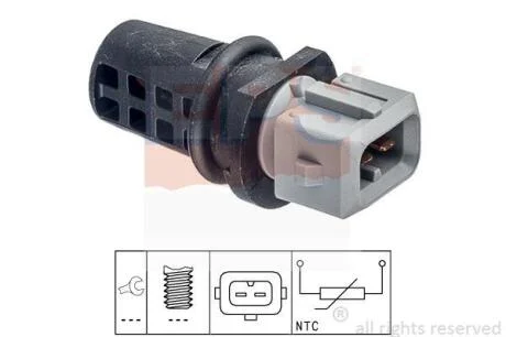 CHEVROLET датчик температури зовнішнього повітря Aveo EPS 1 994 034