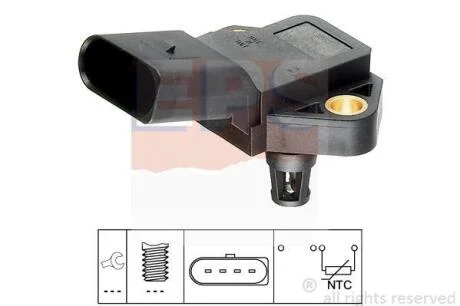 Датчик темп. впуск. повітря VAG Ibiza/Fabia/Polo 1.2Tdi 10- EPS 1 994 040