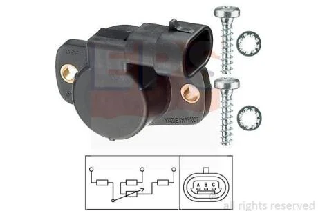 Датчик положення дрос. заслонки Dacia Logan/Renault Kangoo 1.4/1.6 04- EPS 1 995 093