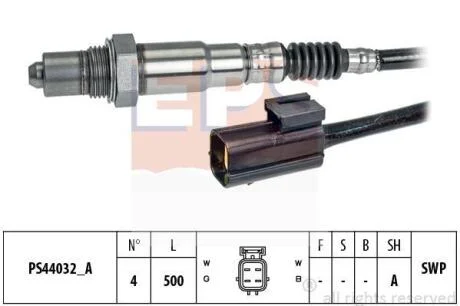 HYUNDAI Кисневий датчик ELANTRA IV 2.0 CVVT 06-10, i30 (FD) 2.0 07-11, KIA CEED Хетчбек (ED) 2.0 06-12 EPS 1 998 336