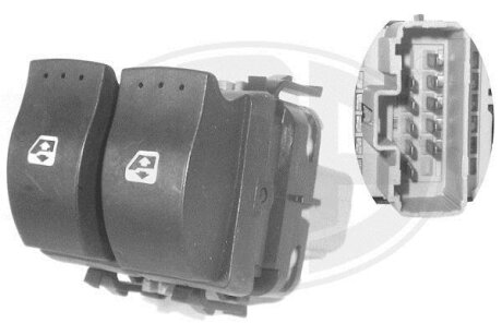 Кнопка стеклоподъемника RENAULT MEGANE II левая ERA 662450