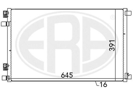 Конденсатор, система кондиціонування повітря ERA 667021
