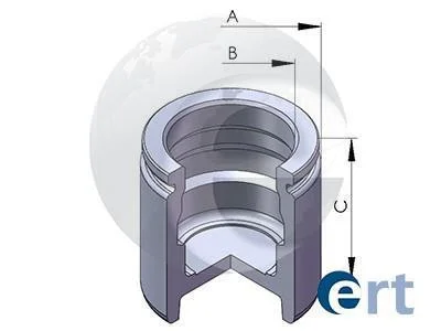 Поршень переднього гальм. супорта D02544 ERT 150382-C