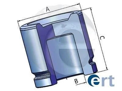 Фото 1 - поршень суппорта DB G461/463 ERT 150968-C Поршень суппорта DB G461/463 ERT 150968-C (фото 1)
