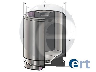 Поршень гальмівного супорту заднього VW PASSAT B6 05-10, RENAULT Scenic III 09-16, HYUNDAI Coupe GK 02-09, FORD Galaxy 06-15, FIAT 500X 15-, KIA Cerato LD 04-08, MERCEDES-BENZ A-Class W176 12-18, NISSAN X-Trail T32 14-21, MAZDA 6 (GJ) 12-, OPEL Insig ERT 151182-C