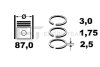 Комплект кілець на поршень ET ENGINETEAM R1004500 (фото 2)