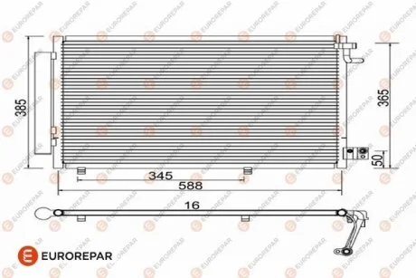 8418991000 РАД?АТОР КОНДИЦ?ОНЕРА EUROREPAR 1610162880