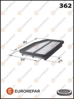 Фильтр воздушный CHEVROLET OPEL CAPTIVA ANTARA EUROREPAR 1613722180