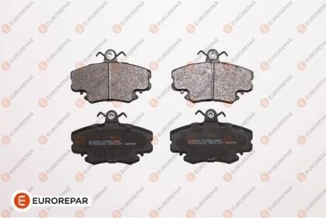 Колодки тормозные RENAULT LOGAN 04-/SANDERO 08-/CLIO 91- пер EUROREPAR 1617250780