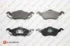 Колодки тормозные FORD FOCUS 98>05 передние EUROREPAR 1617255780 (фото 1)