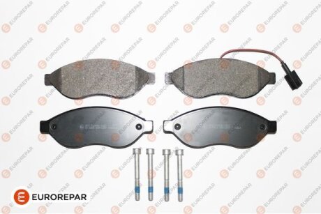 Колодки тормозные CITROEN JUMPER/FIAT DUCATO/PEUGEOT BOXER R15" 06- передние EUROREPAR 1617273980