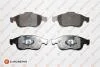 Колодки тормозные RENAULT DUSTER 10-/FLUENCE 10-/MEGANE III 08- передние EUROREPAR 1617274080 (фото 1)