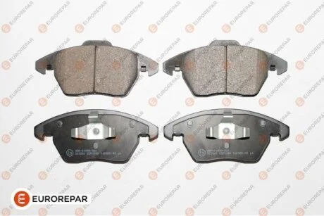 Колодки тормозные CITROEN C4/PEUGEOT 207/307/308 1.6-2.0 передние EUROREPAR 1617274580