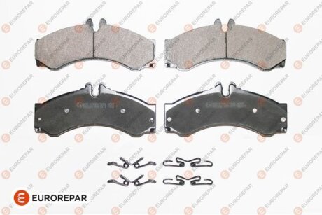 Колодки тормозные MERCEDES SPRINTER (901-904) 95-06/VW LT 28-46 96-06 пер./зад. EUROREPAR 1617276280