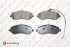 Колодки тормозные CITROEN JUMPY/FIAT SCUDO/PEUGEOT EXPERT 07- передние EUROREPAR 1617279580 (фото 1)