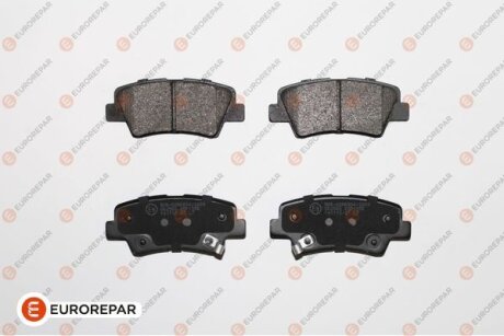 Колодки тормозные HYUNDAI GETZ/MATRIX/SANTA FE/SONATA/TUCSON/KIA SPORTAGE задние EUROREPAR 1617285080