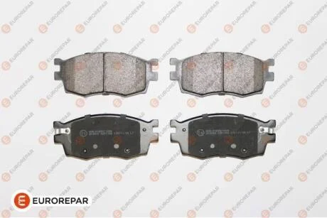 HYUNDAI колодки гальмів.передн. Kia Rio 05-, Accent 06- EUROREPAR 1617285580