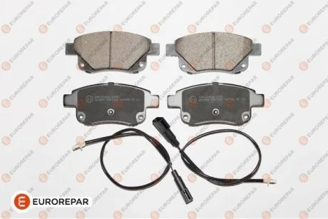 Колодки тормозные FORD TRANSIT 06- задние с датчиком EUROREPAR 1617286280