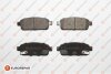Колодки тормозные CHEVROLET CRUZE 09-/ORLANDO 11-/OPEL ASTRA J 10- задние EUROREPAR 1617287080 (фото 1)