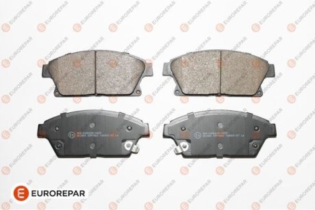 Колодки тормозные CHEVROLET CRUZE/OPEL ASTRA J 16" 10- передние EUROREPAR 1617287280