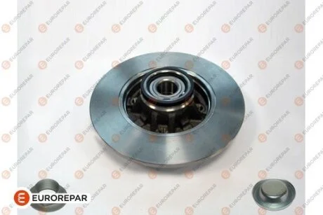 Диск тормозной CITROEN C4 04-/PEUGEOT 308 07- задний с подшипником EUROREPAR 1619238780
