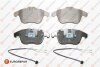 Колодки тормозные CITROEN C5 1.6-2.0 08- передние EUROREPAR 1619790280 (фото 1)