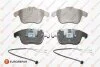 Колодки тормозные CITROEN C5 1.6-2.0 08- передние EUROREPAR 1619790280 (фото 1)