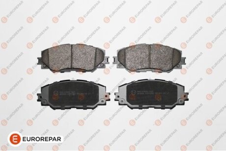 Колодки тормозные TOYOTA AURIS 1.4-1.6 07-/COROLLA 1.4 07-/RAV 4 06- передние EUROREPAR 1623054180