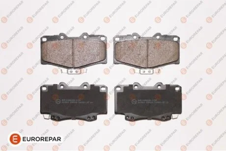 Колодки гальмівні дискові (комплект 4 шт) EUROREPAR 1639374180