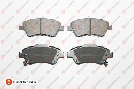 TOYOTA гальмівні колод. передн. Auris,Corolla 07- EUROREPAR 1675995280
