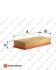 Фильтр воздушный CITROEN BERLINGO/C4/PEUGEOT 206/307/PARTNER 1.6/1.6D EUROREPAR E147302 (фото 1)