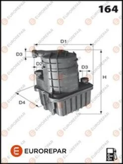 8421230090 ФІЛЬТР ПАЛИВНИЙ ДИЗ. EUROREPAR E148080