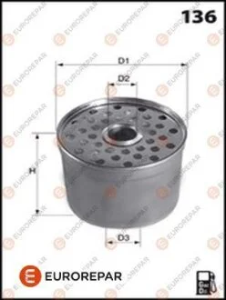 Фильтр топливный VAG/PEUGEOT/CITROEN/FIAT/SUZUKI/FORD EUROREPAR E148104