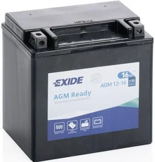 Стартерний акумулятор EXIDE AGM12-16
