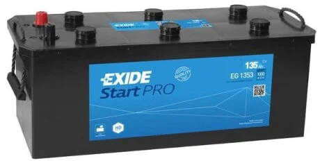 Стартерна акумуляторна батарея EXIDE EG1353