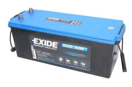 Автомобільний акумулятор Dual AGM 140Ah 700A L+ EXIDE EP1200