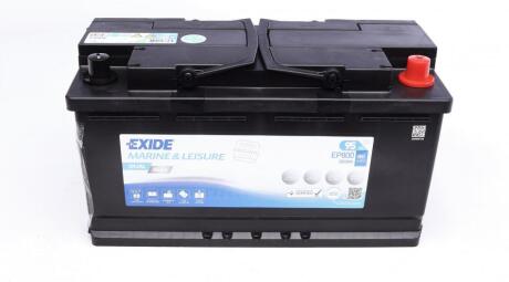 Автомобільний акумулятор Dual AGM 92Ah 850A R+ EXIDE EP800