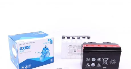 Аккумулятор 8Ah-12v AGM (150х70х105) L, EN110 EXIDE ET9B-BS