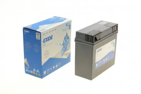 Аккумулятор 19 (20h)Ah-12v GEL (185х80х170),R,EN170 гелевый EXIDE GEL12-19