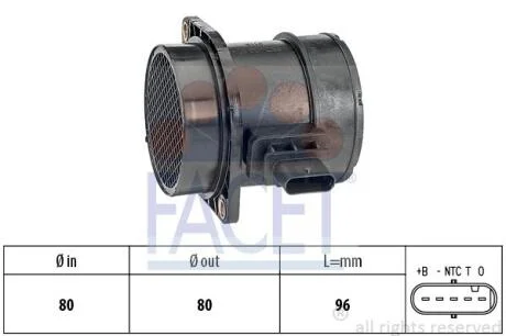 Расходомер воздуха FACET 101376