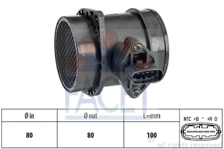 Расходомер воздуха FACET 101492